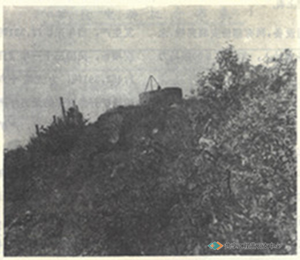 日军碉堡残骸