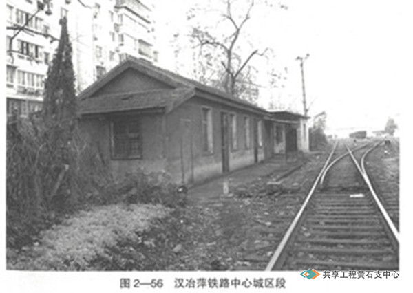 汉冶萍煤铁厂矿铁路通过黄石市区段