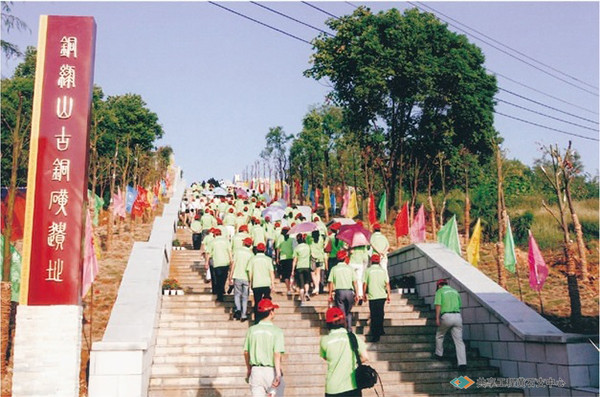 新建直达铜绿山古铜矿遗址博物馆的通道