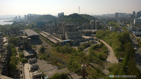 华新水泥厂湿法生产线外景