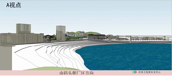 华新水泥厂旧址由码头朝厂区方向规划图