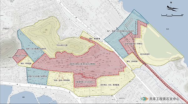 华新水泥厂旧址展示、利用总体规划平面图