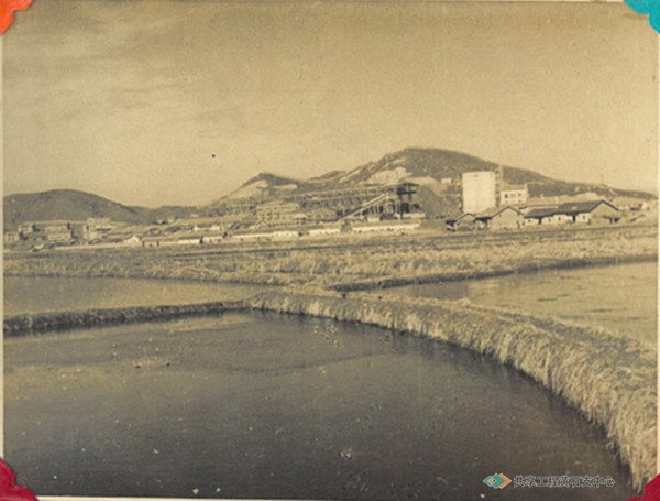 大冶水泥厂建设过程中的外景